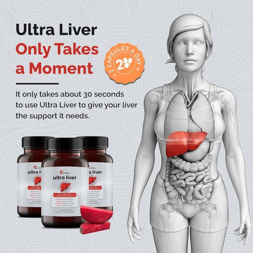 Ultra Liver Supplement for Liver and Gallbladder Support