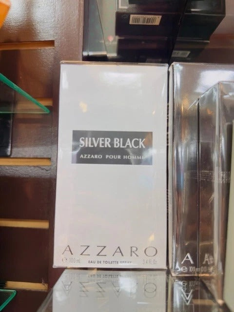 Azzaro Silver Black Cologne EDT - For Men 3.4 oz / 100 ml