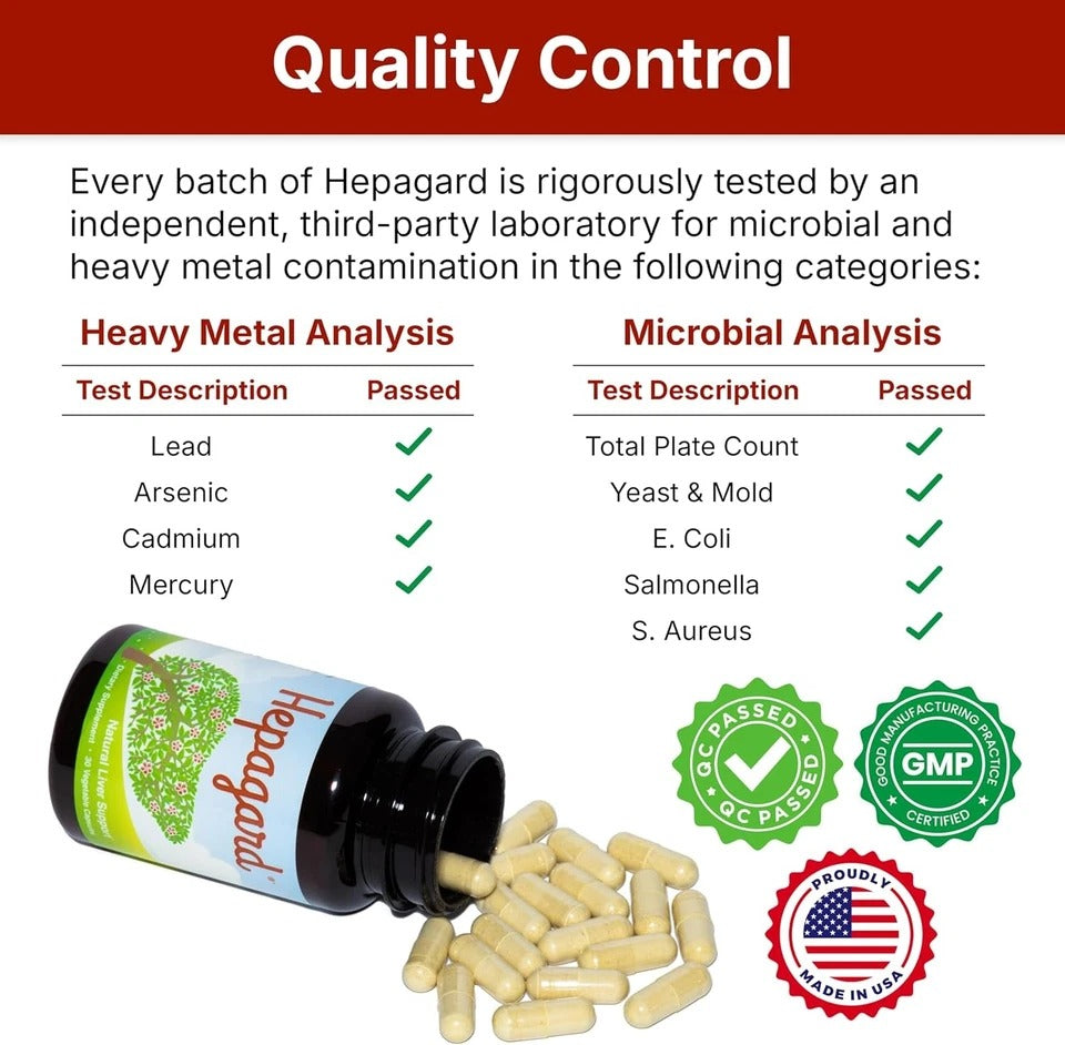 Hepagard Natural Liver Support Supplement with N-Acetyl Cysteine
